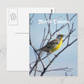 North Dakota Postkarte (Vorne/Hinten)