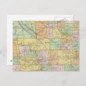 North Dakota Postkarte (Vorne/Hinten)