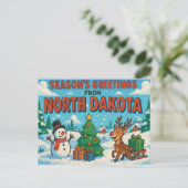NORTH DAKOTA Postkarte (Stehend Vorderseite)