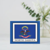 North Dakota Postkarte (Stehend Vorderseite)