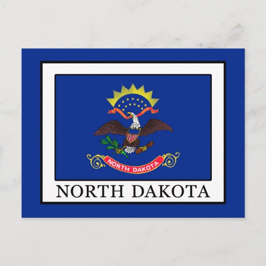 North Dakota Postkarte (Vorderseite)