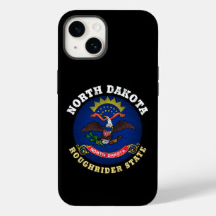 NORTH DAKOTA ROUGHRIDER STAAT FLAG Case-Mate iPhone 14 HÜLLE