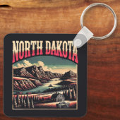 North Dakota Schlüsselanhänger (Rückseite)