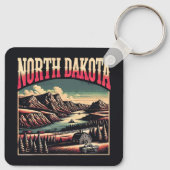 North Dakota Schlüsselanhänger (Rückseite)