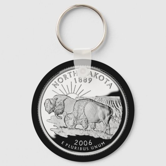 NORTH DAKOTA SCHLÜSSELANHÄNGER (Vorderseite)