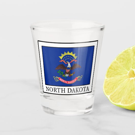North Dakota Schnapsglas (Vorderseite)