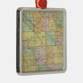 North Dakota Silbernes Ornament (Rechts)