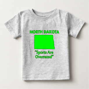 North Dakota - Sport ist überbewertet Baby T-shirt