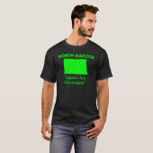 North Dakota - Sport wird übertrieben T-Shirt (Vorne ganz)