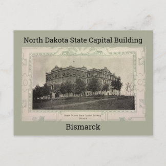 North Dakota Staat Hauptstadt Gebäude 1908 Postkarte