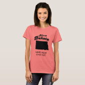 NORTH DAKOTA STAAT MOTTO T - SHIRT (Vorne ganz)