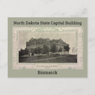 North Dakota State Capitol Building 1908 Postkarte