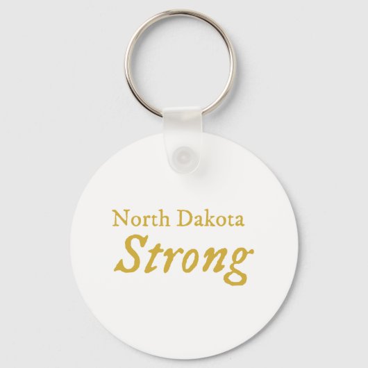 North Dakota Strong Schlüsselanhänger (Vorderseite)
