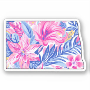 North Dakota - Summer Sticker - Lilly Inspiriert