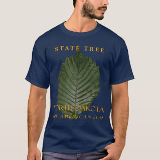 North Dakota Territory Tree The American Elm T-Shirt