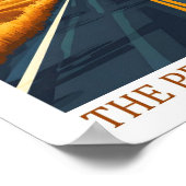 North Dakota The Peace Garden Staat USA Travel Poster (Ecke)