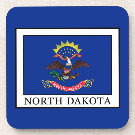 North Dakota Untersetzer (Vorderseite)