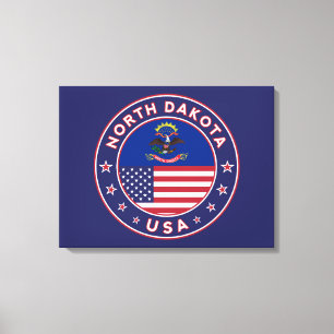 North Dakota, USA Staaten, North Dakota Poster Leinwanddruck