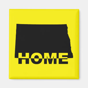 North Dakota Zuhause weg vom Staat Kühlschrankmagn Magnet