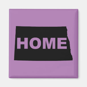 North Dakota Zuhause weg vom Staat Kühlschrankmagn Magnet