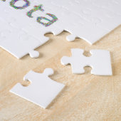 North- Dakotakarte Puzzle (Seite)