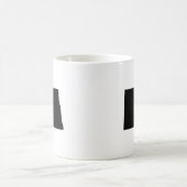 North- DakotaStaats-Kontur Kaffeetasse (Mittel)