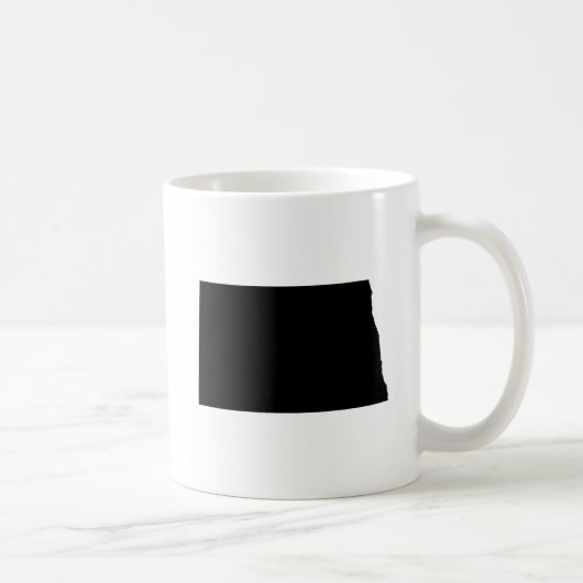 North- DakotaStaats-Kontur Kaffeetasse (Rechts)