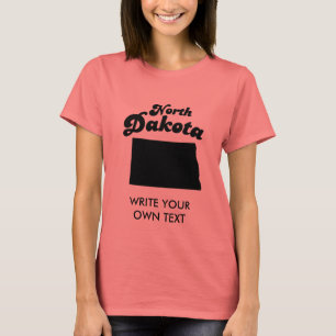 NORTH- DAKOTAStaats-MOTTO-T - SHIRT