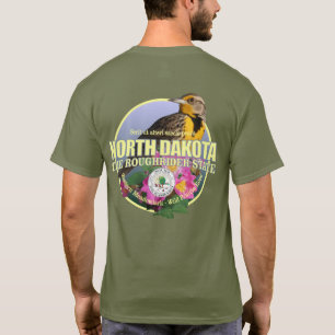 North- DakotaStaats-Vogel u. Blume T-Shirt