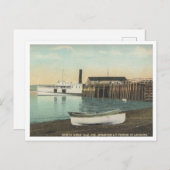 North Deer Isle Maine, Steamer at Dock, 1910 Postkarte (Vorne/Hinten)