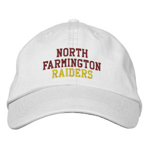 North Farmington High School Baseball Hat Bestickte Baseballkappe