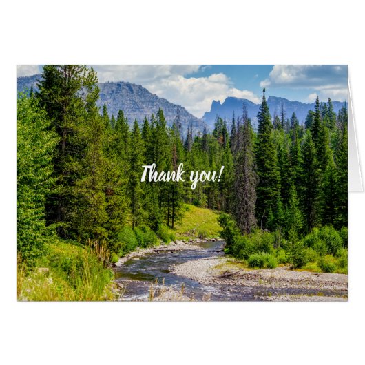 North Fork Shoshone River Danke Karte (Vorderseite (Horizontal))