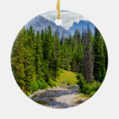 North Fork Shoshone River Keramik Ornament (Hinten)