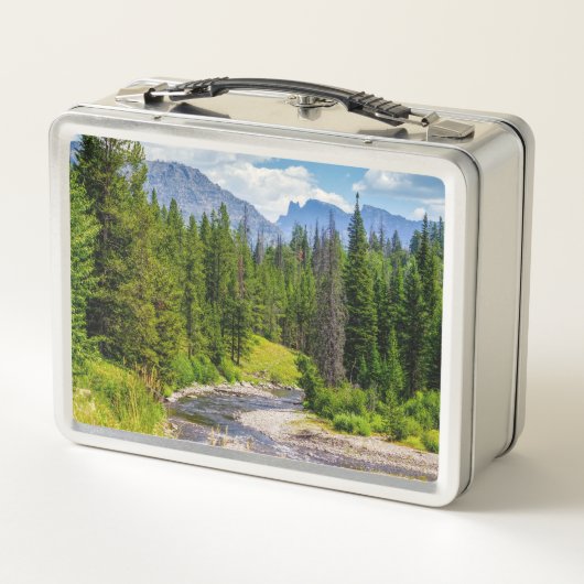 North Fork Shoshone River Metall Brotdose (Rückseite)