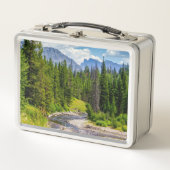 North Fork Shoshone River Metall Brotdose (Vorderseite)