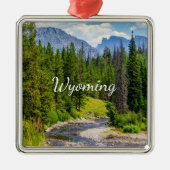 North Fork Shoshone River Premium Square Ornament (Vorne)