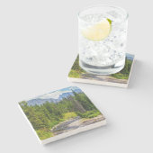 North Fork Shoshone River Steinuntersetzer (Seitenansicht)