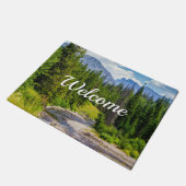 North Fork Shoshone River Welcome Doormat Fußmatte (Schrägansicht)