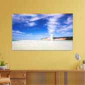 North Frankfort Pier Lighthouse, Frankfort, MI Leinwanddruck (Insitu (Wohnzimmer))