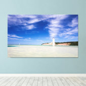 North Frankfort Pier Lighthouse, Frankfort, MI Leinwanddruck (Insitu (Holzboden))