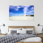 North Frankfort Pier Lighthouse, Frankfort, MI Leinwanddruck (Insitu (Schlafzimmer))