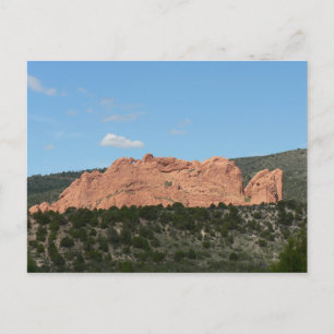 North Gateway Rock, Garden of the Gods, Colorado Postkarte
