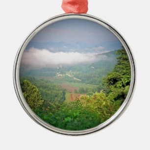 North Georgia Mountains, USA Ornament Aus Metall