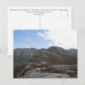 North Goat Fell Postkarte (Vorne/Hinten)