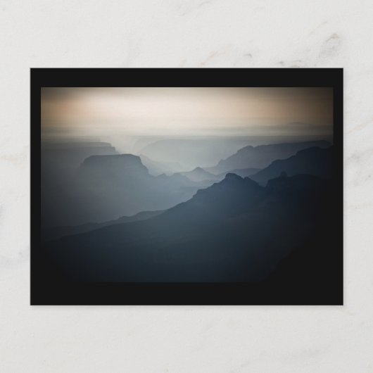 North Grand Canyon Sunrise Haze Postkarte (Vorderseite)