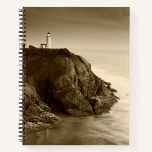 North Head Leuchtturm Fort Canby State Park, WA Notizbuch