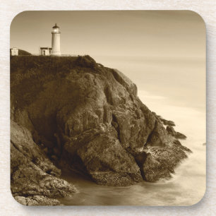 North Head Leuchtturm Fort Canby State Park, WA Untersetzer