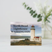North Head Lighthouse, Washington Postcard Postkarte (Stehend Vorderseite)