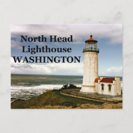 North Head Lighthouse, Washington Postcard Postkarte