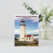 North Head Lighthouse, Washington Postcard Postkarte (Stehend Vorderseite)